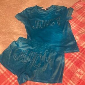 Blue Juicy Couture lounge set